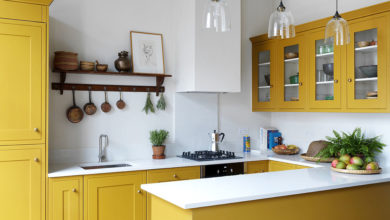 Фото - Квартира с жёлтой кухней в бывшей художественной мастерской в Лондоне