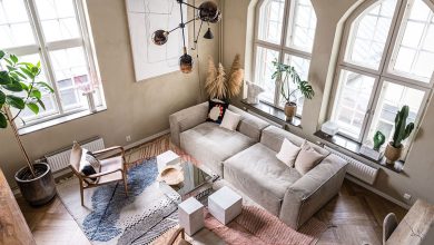 Фото - Арочные окна и спальня на антресоли: квартира в Стокгольме (74 кв. м)